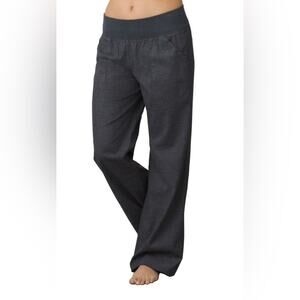 Prana Mantra Pants Hemp Organic Elastic Waistband, pull on pant, Small